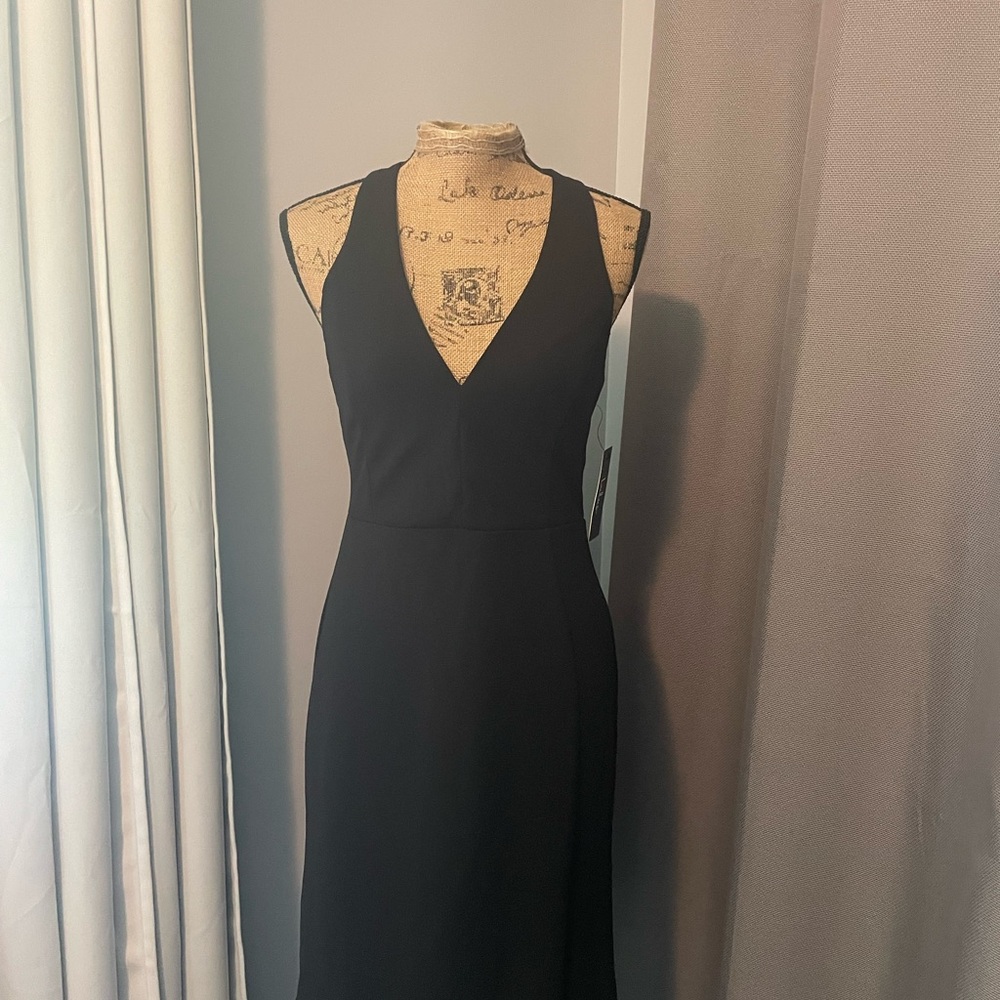 Black cocktail dress.